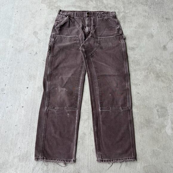 Carhartt Other - Carhartt faded brown double knee work wear carpenter pants